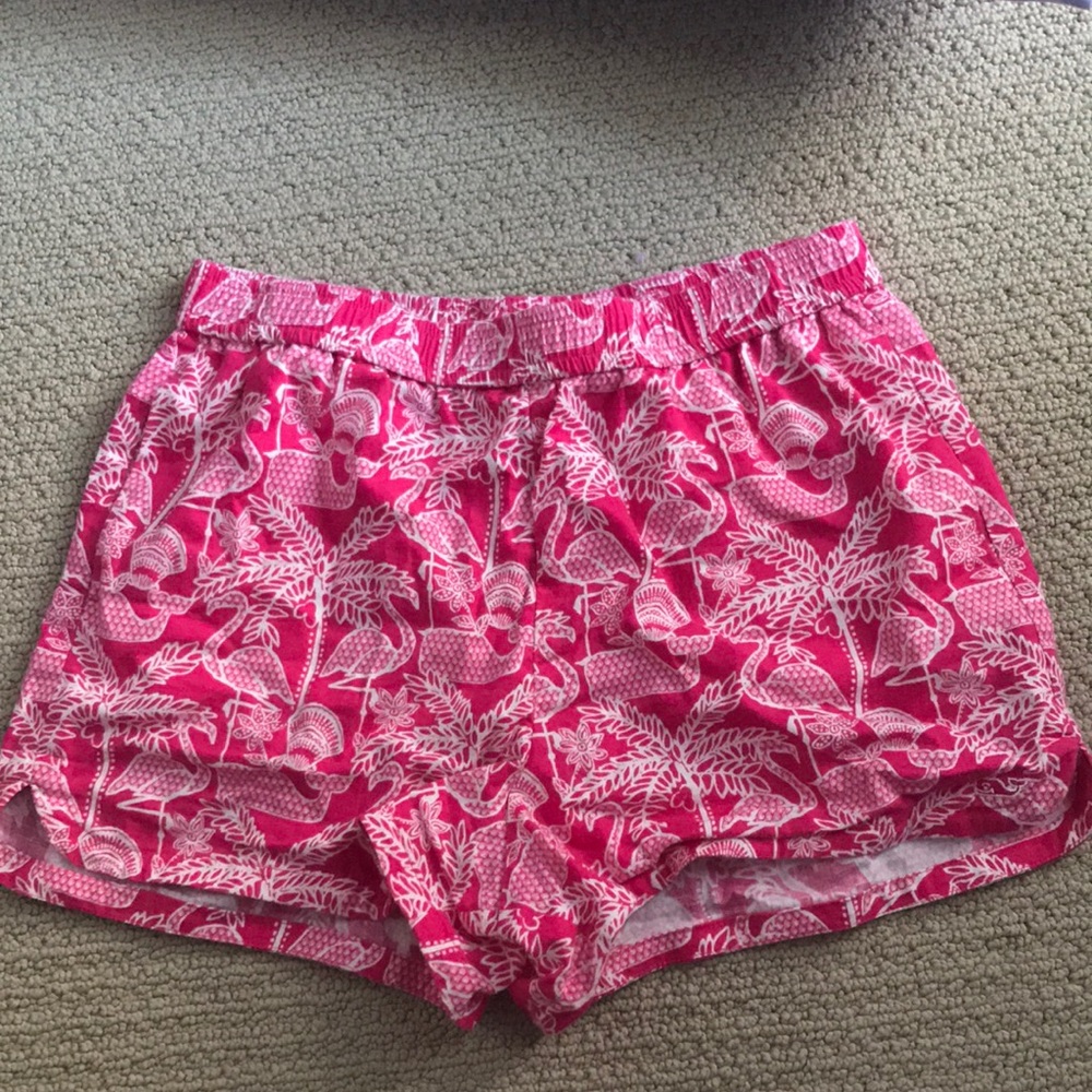 vineyard vines hot pink shorts tropical flamingo shorts girls